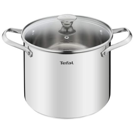 Tefal - Set med grytor 10 delar COOK EAT rostfri