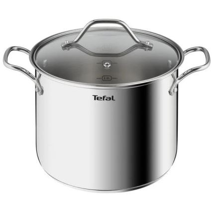 Tefal - Set med grytor 10 delar INTUITION rostfri