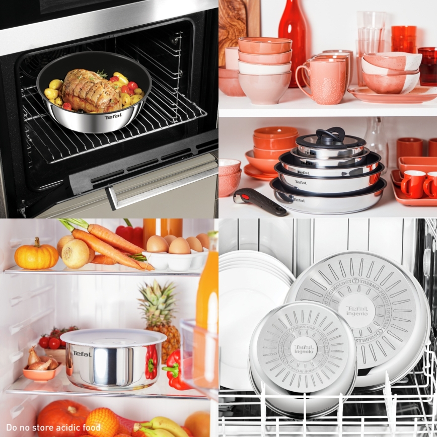 Tefal - Set med kökskärl, 4 delar, EMOTION MAX