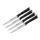 Tefal - Set med rostfria stekknivar ICE FORCE 11 cm polerad krom/svart 4 st