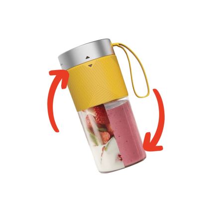 Tefal - Smoothie-blandare BLENDFORCE 50W/5V 1200 mAh gul