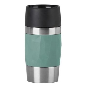 Tefal - Termisk mugg 300 ml COMPACT MUG rostfri/grön