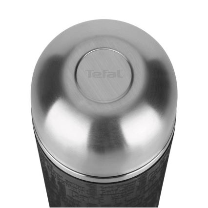 Tefal - Termos med mugg 0,5 l SENATOR rostfri/svart