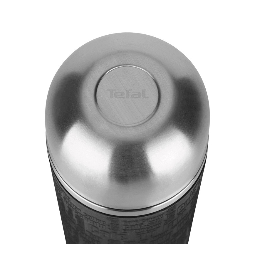 Tefal - Termos med mugg 0,5 l SENATOR rostfri/svart
