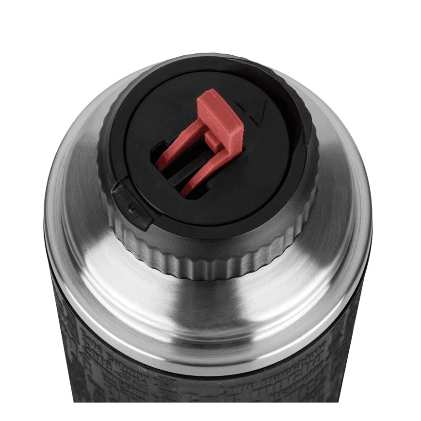 Tefal - Termos med mugg 0,5 l SENATOR rostfri/svart