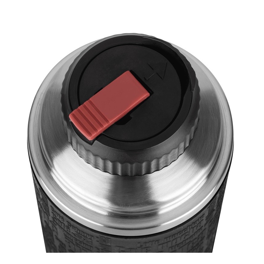 Tefal - Termos med mugg 1 l SENATOR rostfri/svart