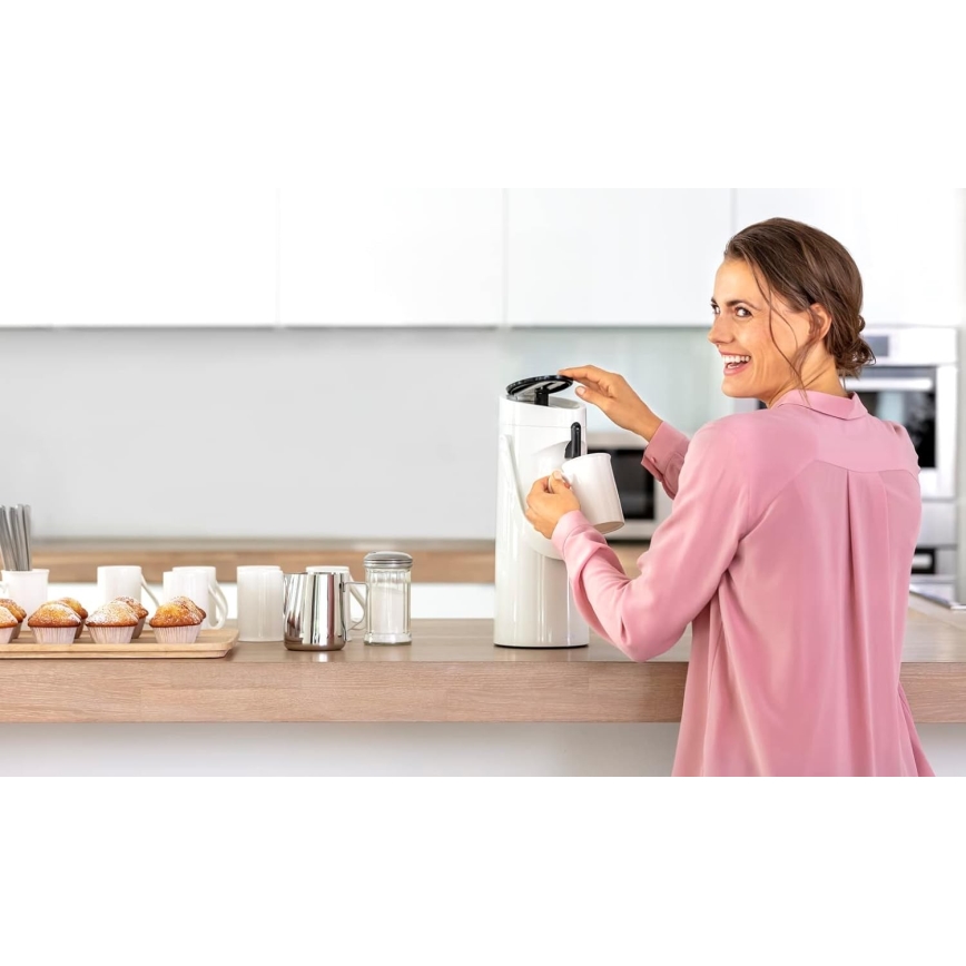 Tefal - Termos vattenkokare 1,9 l PONZA vit