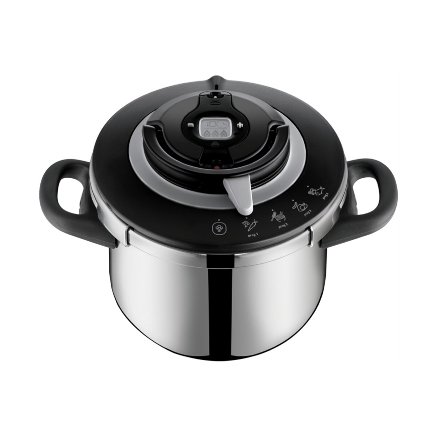 Tefal - Tryckkokare 6 l CLIPSO+ CHEF rostfritt stål