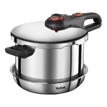 Tefal - Tryckkokare 6 l SECURE TRENDY + 5-delars set INGENIO EMOTION