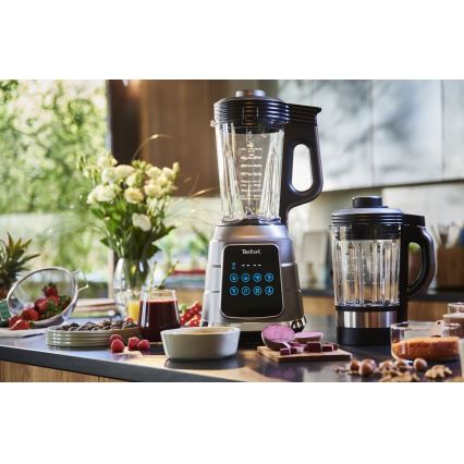 Tefal - Värmetålig bordsblender HIGH SPEED ULTRABLEND BOOST 1300W/230V grå