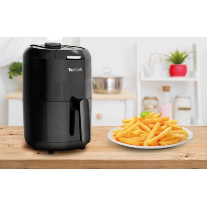 Tefal - Varmluftsfritös 1,6 l EASY FRY COMPACT 1030W/230V svart