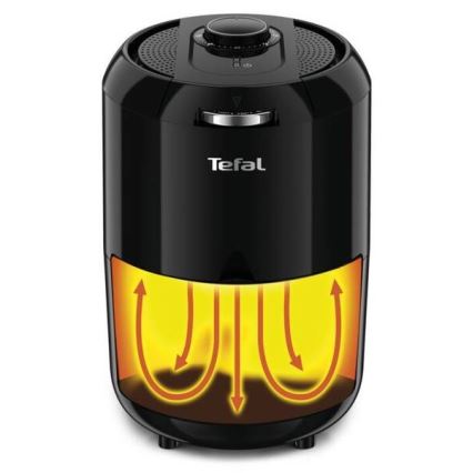 Tefal - Varmluftsfritös 1,6 l EASY FRY COMPACT 1030W/230V svart