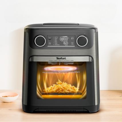 Tefal - Varmluftsfritös 15 l EASY FRY 9 i 1 1800W/230V svart