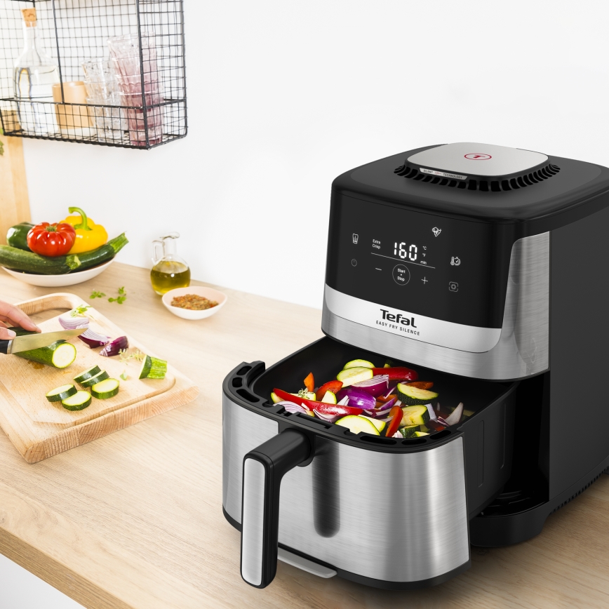 Tefal - Varmluftsfritös 5 l EASY FRY SILENCE 10 i 1 1400-1670W/230V
