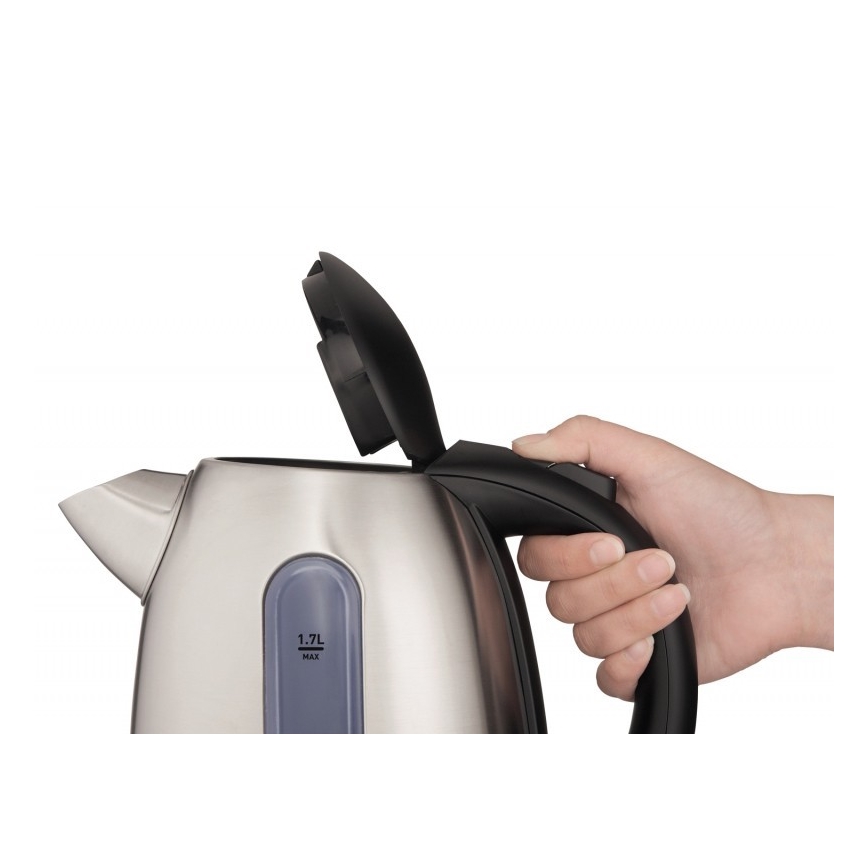 Tefal - Vattenkokare EXPRESS 1,7 l 2400W/230V matt krom