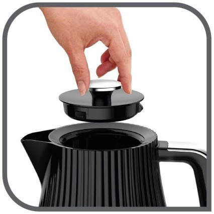 Tefal - Vattenkokare LOFT 1,7 l 2400W/230V svart