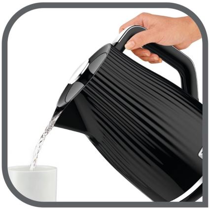 Tefal - Vattenkokare LOFT 1,7 l 2400W/230V svart