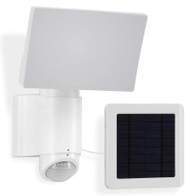 Telefunken 304706TF - LED Solar wall strålkastare med sensor LED/6W/3,7V IP44 vit