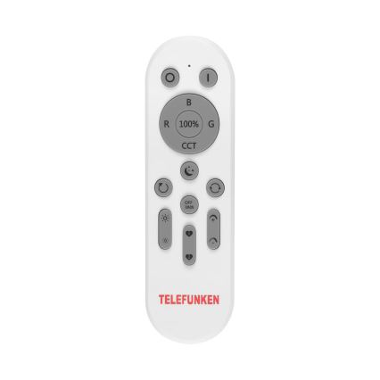 Telefunken 309602TF - LED RGBW Dimbar taklampa LED/18W/230V 2700-6500K Wi-Fi Tuya