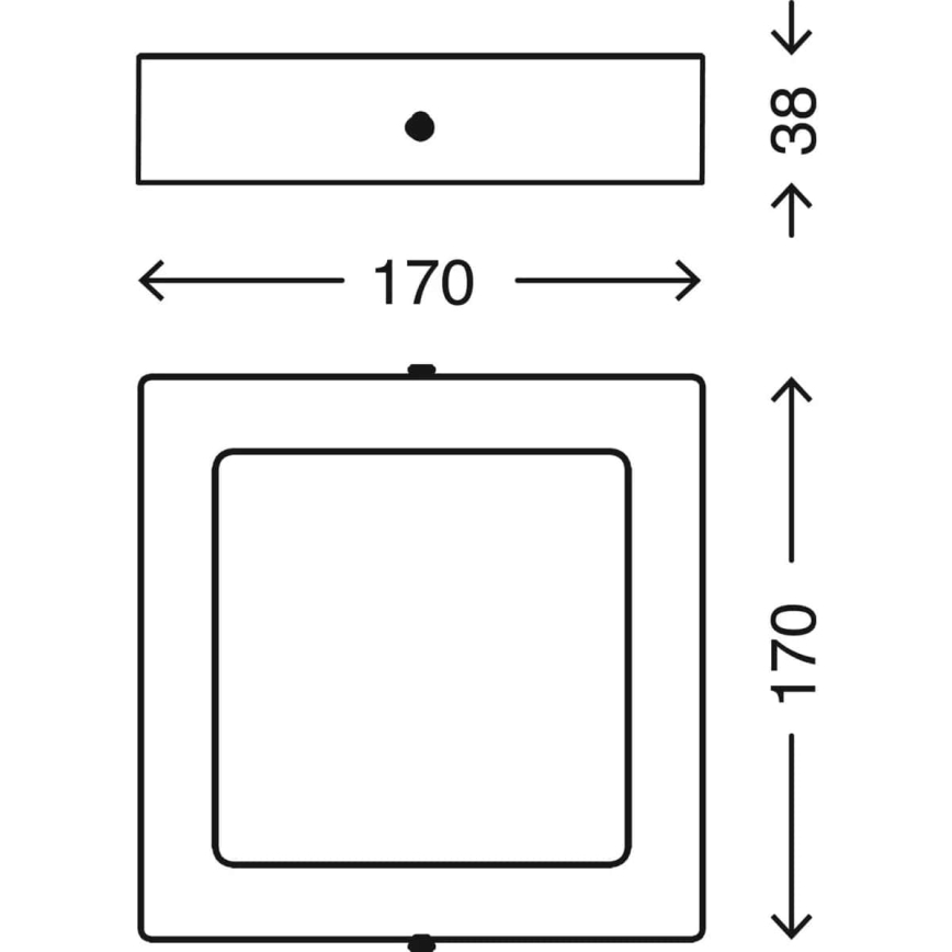 Telefunken 311002TF - LED RGBW Dimbar taklampa LED/12W/230V 2700-6500K Wi-Fi Tuya