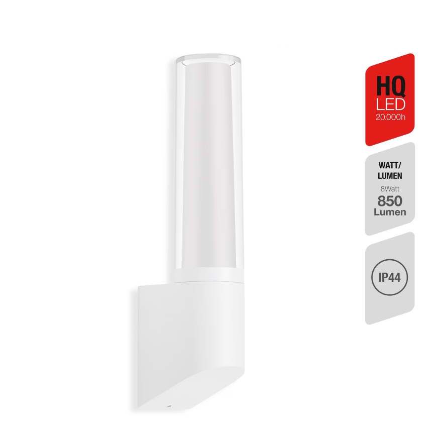 Telefunken 311306TF - LED utomhusväggarmatur LED/8W/230V 4000K IP44 vit