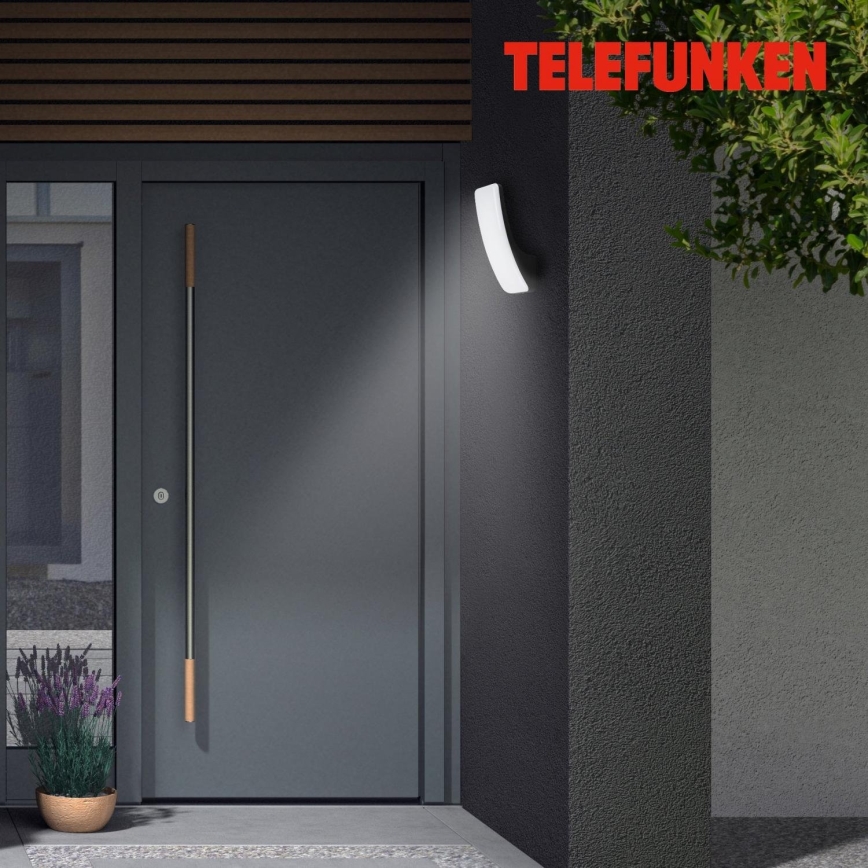 Telefunken 311605TF - LED vägglampa för utomhusbruk LED/15W/230V IP44 svart
