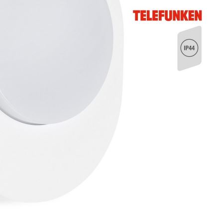 Telefunken 312006TF - LED vägglampa för utomhusbruk LED/8W/230V IP44 vit
