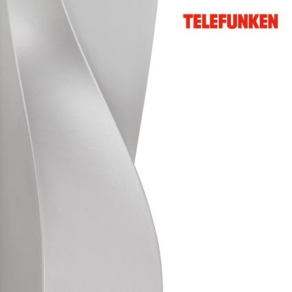 Telefunken 312704TF - LED vägglampa för utomhusbruk 2xLED/5,5W/230V IP44 silver
