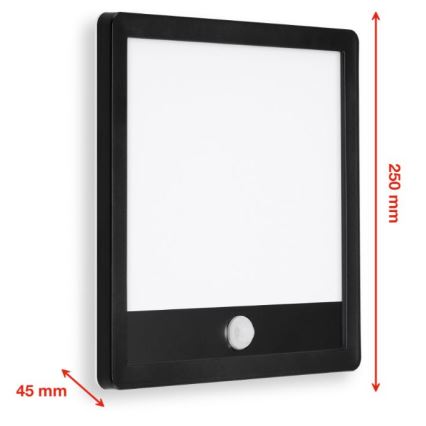 Telefunken 313805TF - LED utomhusvägglampa med sensor LED/15W/230V IP44