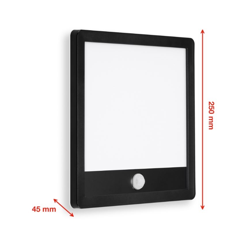 Telefunken 313805TF - LED utomhusvägglampa med sensor LED/15W/230V IP44