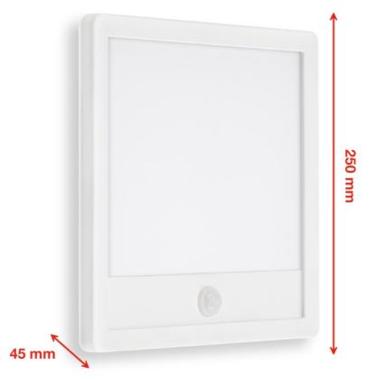 Telefunken 313806TF - LED Utomhusvägglampa med sensor LED/15W/230V IP44