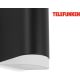 Telefunken 314905TF - LED vägglampa för utomhusbruk 2xGU10/5W/230V IP44 svart