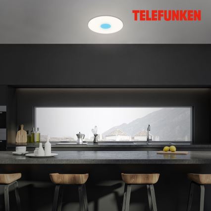 Telefunken 319306TF - LED RGBW Ljusreglerad belysning LED/22W/230V 2700-6500K + fjärrkontroll