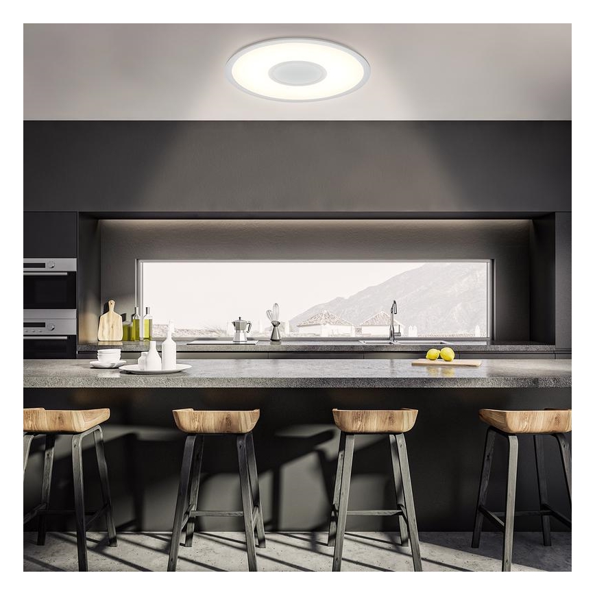 Telefunken 320104TF - LED RGBW dimbar taklampa LED/21W/230V 3000-6500K Ø 45 cm + fjärrkontroll