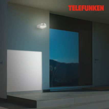 Telefunken 320204TF - LED utomhusvägglampa LED/6,5W/230V IP44 matt krom