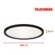 Telefunken 321605TF - LED taklampa för badrum LED/18W/230V IP44 diameter 29 cm