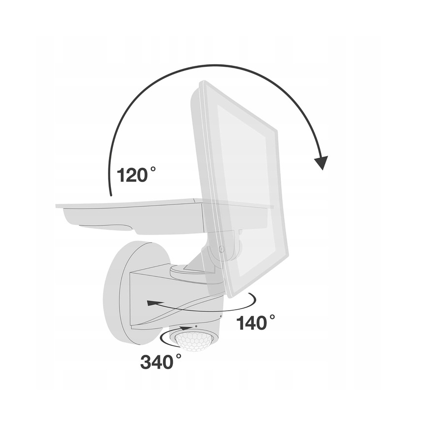 Telefunken - LED-reflektor med rörelsesensor LED/20W/230V