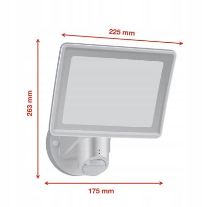 Telefunken - LED-reflektor med rörelsesensor LED/20W/230V