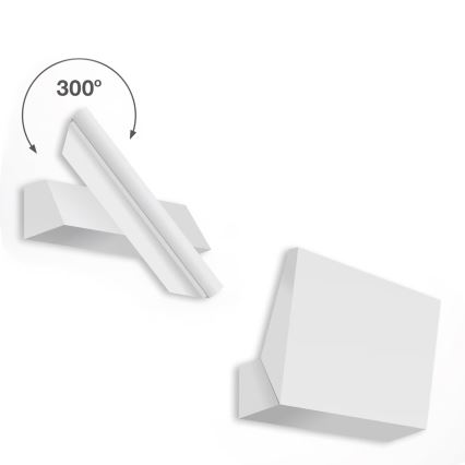Telefunken - LED utomhusväggarmatur LED/10W/230V IP44 vit
