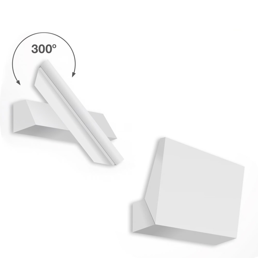 Telefunken - LED utomhusväggarmatur LED/10W/230V IP44 vit