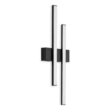 Telefunken - LED utomhusvägglampa 2xLED/4W/230V 4000K IP44 svart