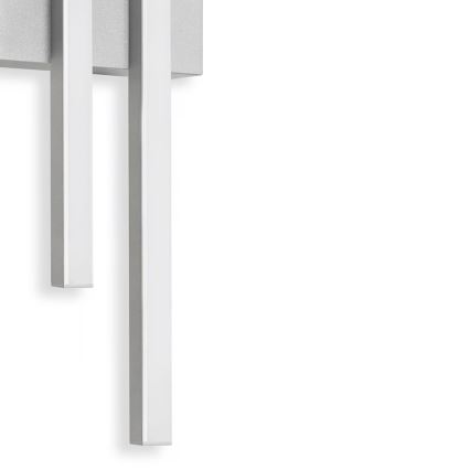 Telefunken - LED utomhusväggarmatur 2xLED/4W/230V 4000K IP44 silver