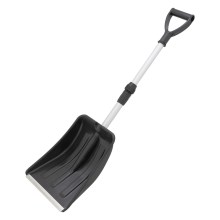 Telescopic snow shovel svart/grå