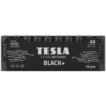 Tesla Batteries - 10 delar Alkaliskt batteri AA BLACK+ 1,5V