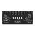 Tesla Batteries - 10 delar Alkaliskt batteri AAA BLACK+ 1,5V 1200 mAh