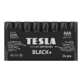 Tesla Batteries - 24 delar Alkaliskt batteri AAA BLACK+ 1,5V 1200 mAh