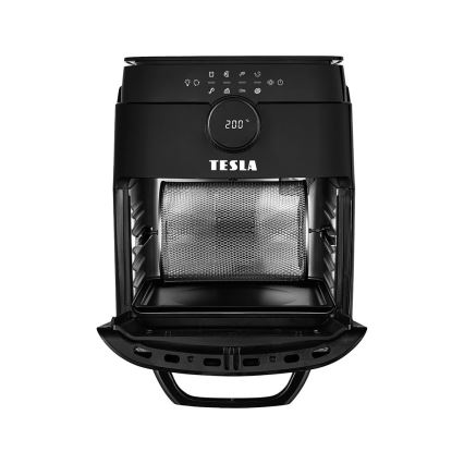 TESLA Electronics AirCook & Grill - Smart multifunktionell digital varmluftsfritös 12 l 1800W/230V Wi-Fi