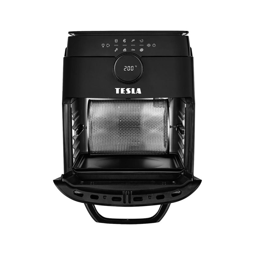 TESLA Electronics AirCook & Grill - Smart multifunktionell digital varmluftsfritös 12 l 1800W/230V Wi-Fi