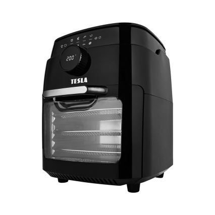 TESLA Electronics AirCook & Grill - Smart multifunktionell digital varmluftsfritös 12 l 1800W/230V Wi-Fi