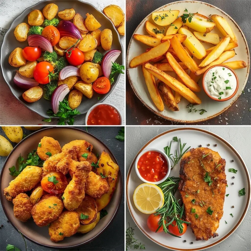 TESLA Electronics AirCook - Multifunktionell dubbel digital varmluftsfritös 10 l 2400W/230V